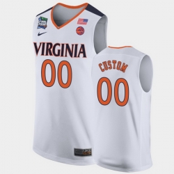 Virginia Cavaliers Custom White 2019 Final Four Replica Jersey
