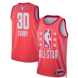 Men 2022 All Star 30 Stephen Curry Maroon Stitched Basketball Jerse