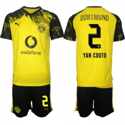Men Borussia Dortmund 2026 Soccer Jerseys Yellow #2 YAN COUTO