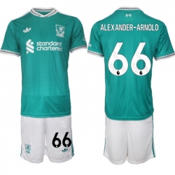 Men Liverpool 2026 Soccer Jerseys Teal #66 ALEXANDER-ARNOLD