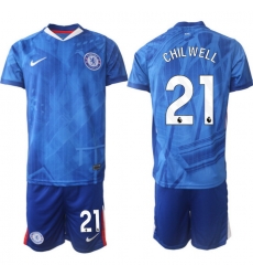 Men Chelsea 2026 Soccer Jerseys Blue #21 CHILWELL Men Chelsea 2026 Soccer Jerseys Blue #21 CHILWELL