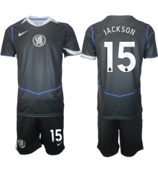 Men Chelsea 2026 Soccer Jerseys DarkGrey #15 JACKSON Men Chelsea 2026 Soccer Jerseys DarkGrey #15 JACKSON