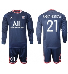 Men Paris Saint Germain Long Sleeve Soccer Jerseys 549