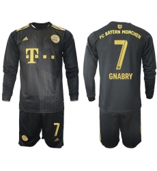 Men Bayern Long Sleeve Soccer Jerseys 511