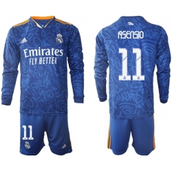 Men Real Madrid Long Sleeve Soccer Jerseys 532