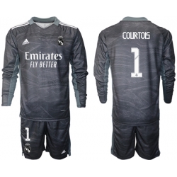 Men Real Madrid Long Sleeve Soccer Jerseys 550