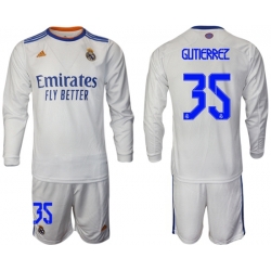Men Real Madrid Long Sleeve Soccer Jerseys 557