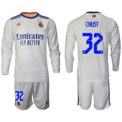 Men Real Madrid Long Sleeve Soccer Jerseys 558