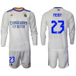 Men Real Madrid Long Sleeve Soccer Jerseys 561