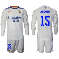 Men Real Madrid Long Sleeve Soccer Jerseys 566