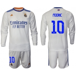 Men Real Madrid Long Sleeve Soccer Jerseys 570
