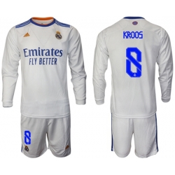 Men Real Madrid Long Sleeve Soccer Jerseys 572