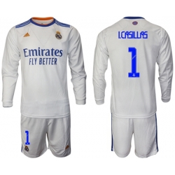 Men Real Madrid Long Sleeve Soccer Jerseys 581
