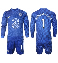 Men Chelsea Long Sleeve Soccer Jerseys 527