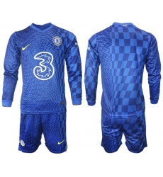 Men Chelsea Long Sleeve Soccer Jerseys 528