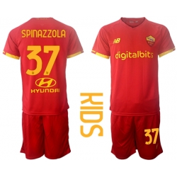 Kids Roma Soccer Jerseys 003