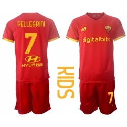 Kids Roma Soccer Jerseys 008