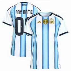 Women 00 Custom Argentina National Team World Cup  3