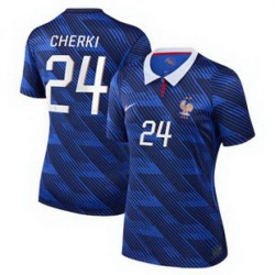 Women 24Rayan Cherki France Jersey   3