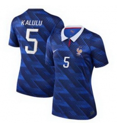 Women 5Pierre Kalulu France Jersey   3