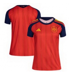 Women 0 Spain Blank World Cup 2026 Away Replica Jersey   5