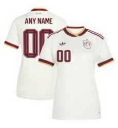 Women 00 Spain Custom World Cup 2026 Away Replica Jersey   3