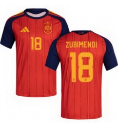 Women 18 Spain Martin Zubimendi World Cup 2026 Away Replica Jersey   1