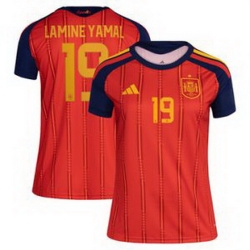 Women 19 Spain Lamine Yamal World Cup 2026 Away Replica Jersey   5