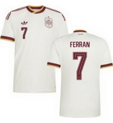 Women 7 Spain Ferran Torres World Cup 2026 Away Replica Jersey   2