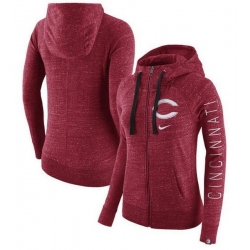 Cincinnati Reds Women Hoody 005