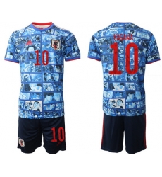 JAPAN 2022 World Cup Soccer Jersey #10 KAGAWA