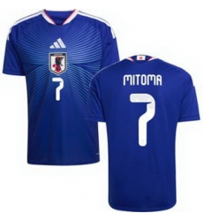 Men 7 Japan Kaoru Mitoma Away Replica Jersey  1