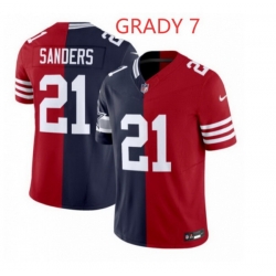 Cowboys 49ers Grady #7 Split Jersey