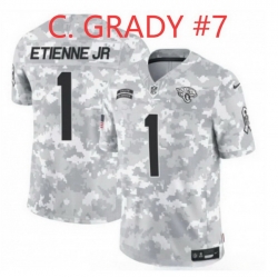 JaGuars #7 C.GRADY Salute To Service Stitched Jersey