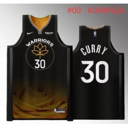Men Warriors #00 KUMINGA Black City Edition Jersey