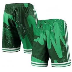 NBA Basketball Green Shorts