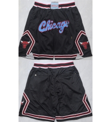 Men Chicago Bulls Black 2026 Shorts 003 
