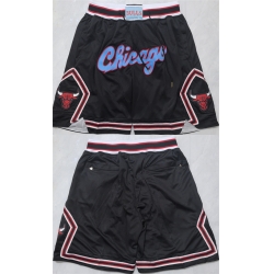 Men Chicago Bulls Black 2026 Shorts 003 