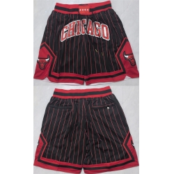 Men Chicago Bulls Black 2026 Shorts 004 