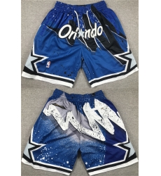 Men Orlando Magic Blue Shorts 28Run Small 29