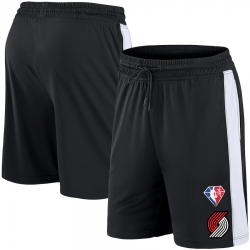 Men Portland Trail Blazers Black Shorts
