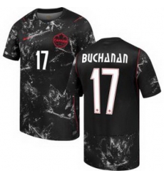 Men 17 Canada Tajon Buchanan Replica Away   2