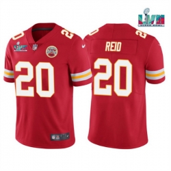 Men Women Youth Toddler Kansas City Chiefs 20 Justin Reid Red Super Bowl LVII Patch Vapor Untouchable Limited Stitched Jersey