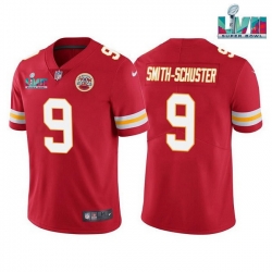 Men Women Youth Toddler Kansas City Chiefs 9 JuJu Smith Schuster Red Super Bowl LVII Patch Vapor Untouchable Limited Stitched Jersey