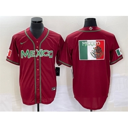 Men Mexico Baseball 2023 Red World Baseball Classic Team Big Logo Stitched Jersey 5