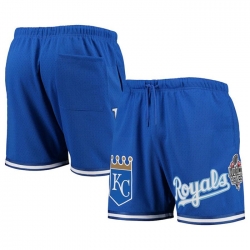 Men Kansas City Royals Royal Team Logo Mesh Shorts