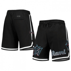 Men Miami Marlins Black Shorts