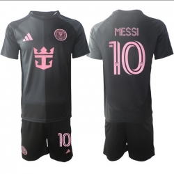 Men Inter Miami CF 2026 Soccer Jerseys Black #10 MESSI