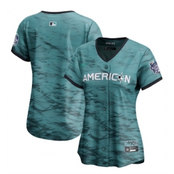 Women Blank 2023 All Star Teal Stitched Baseball Jersey