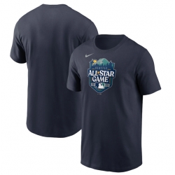 Men All Star 2023 Navy Game Logo T Shirt